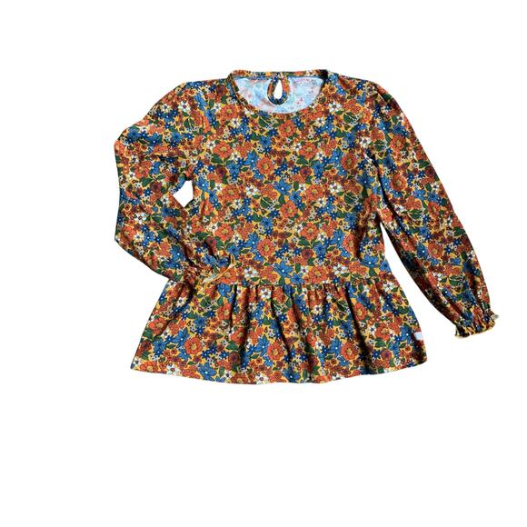 RuffleButts Autumn Floral Shirt - Picture 1 of 6